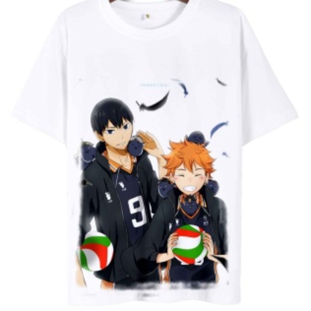Haikyuu T-shirt Shoyo Hinata Kageyama 42.5" Bust